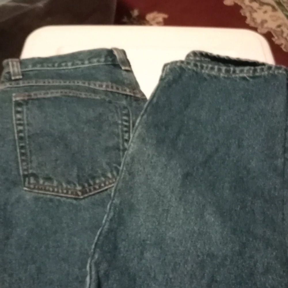 LL Bean women's double-lined fleece jeans 10 tall (Jea058)